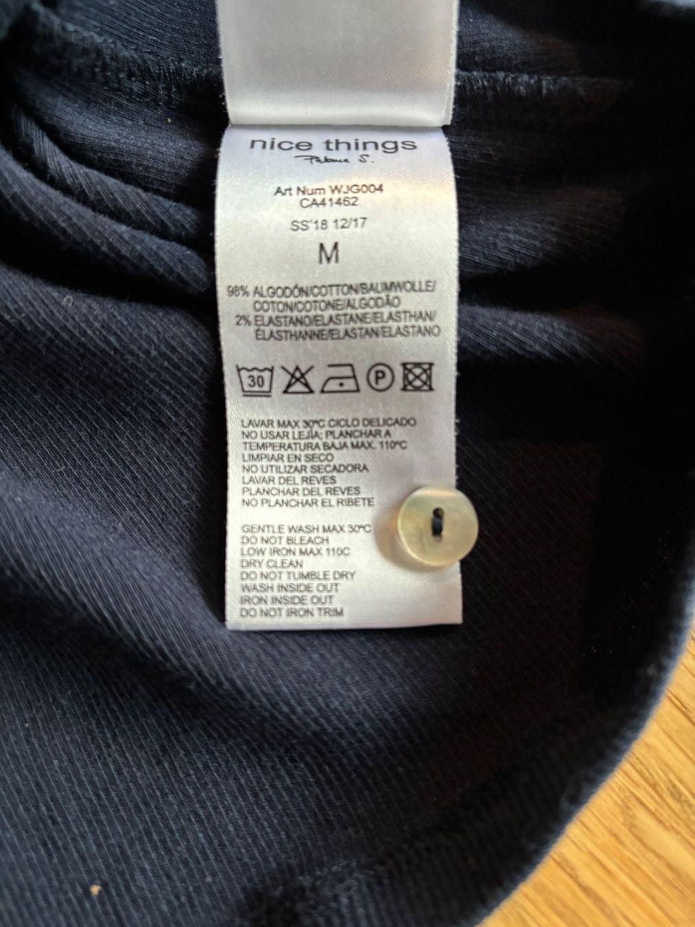 Giacche: Dunkelblaue Strickjacke von nice things Paloma Gr. M – Usato da Neftenbach venduto da Boska_1969 3