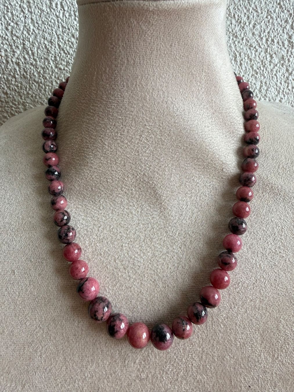 Ketten: Vintage Rhodonit Kette – Gebraucht aus Spiegel b. Bern von Rogger72 1