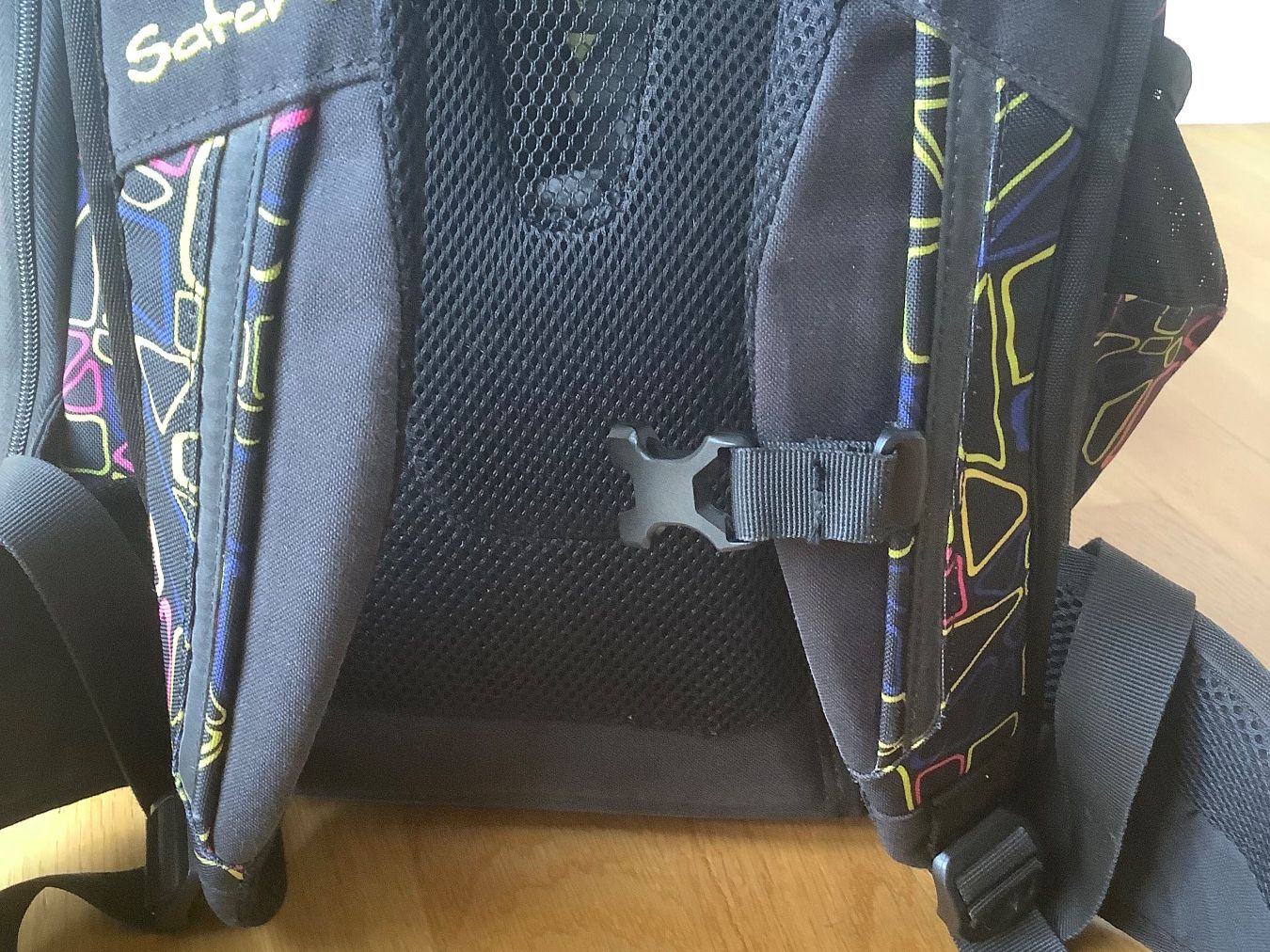 Satch Zaini: Satch Match Plus Schulrucksack schwarz mit Muster – Usato da Adliswil venduto da Urspirit 7