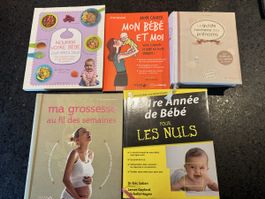 Lot de 5 Livres pour Bébés et Grossesse - en français