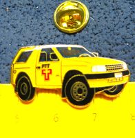 OPEL FRONTERA POST AUTO PTT SCHWEIZ PIN GLASIERT