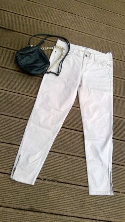 Pantalon nude Nebulon NAF NAF, taille M (89cm)