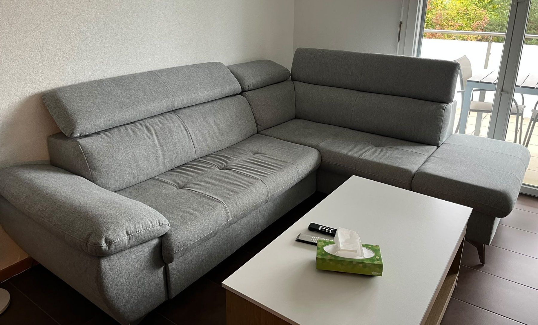 Sofas: Canapé d'angle gris avec lit et rangement – Gebraucht aus Matran von phil1967