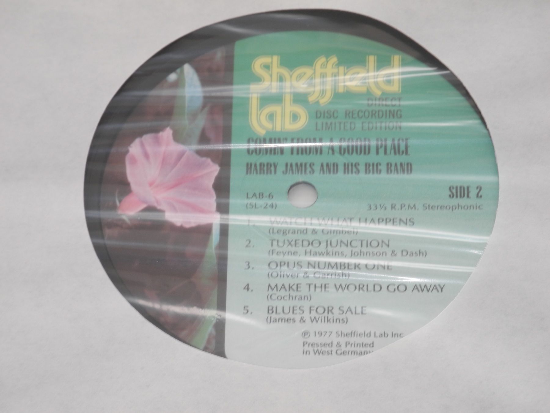 Schallplatten: SHEFFIELD LAB - HARRY JAMES: COMIN’ FROM A GOOD PLACE – Neu (gemäss Beschreibung) aus Fahrwangen von Swirl2 4