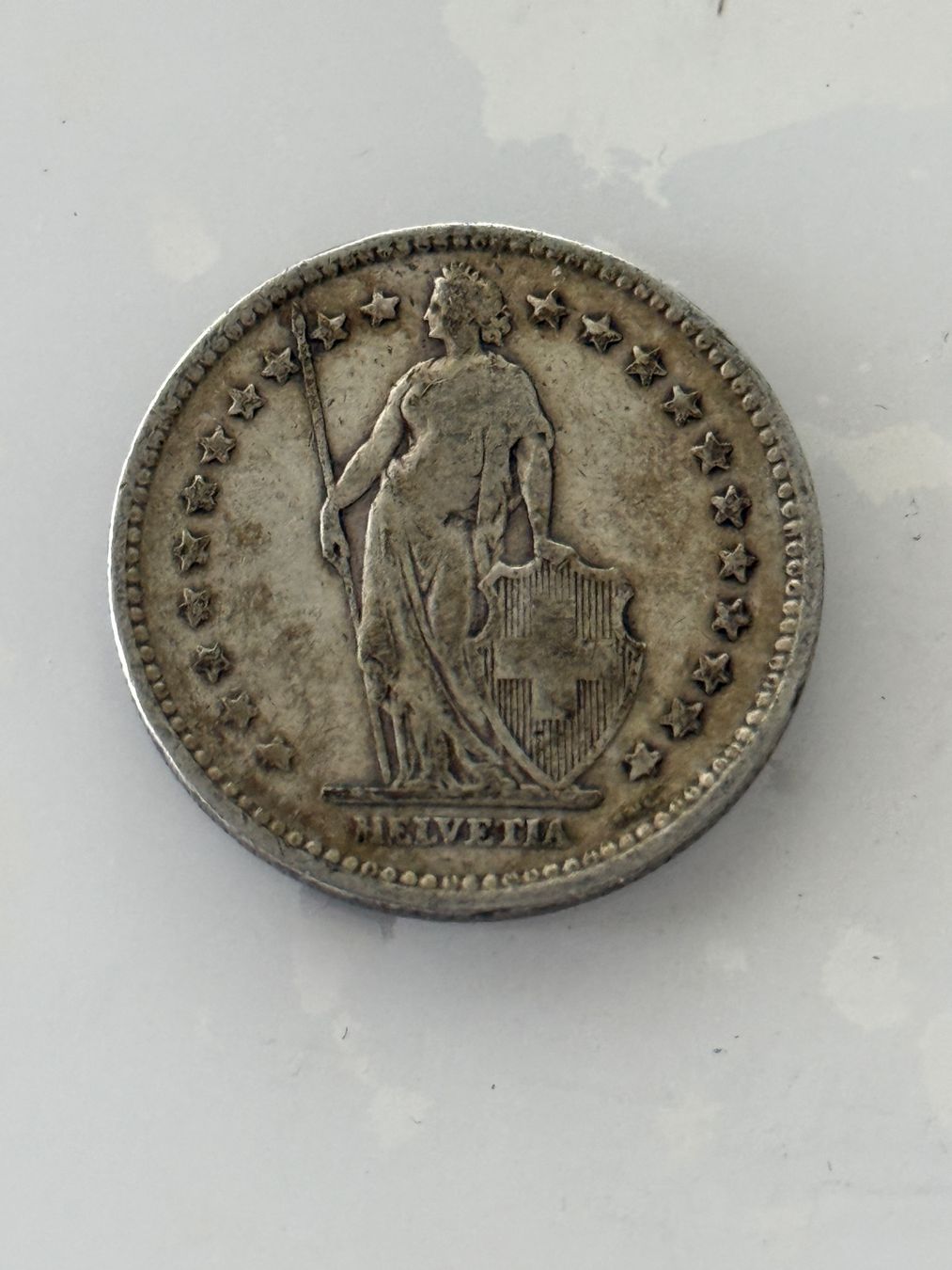 Tutti le monete: 2 Franken 1908  sehr Rar – Usato da Wallisellen venduto da SWISS_SILVER1 1