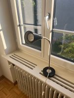 Schreibtischlampe flexibel Metall schwarz