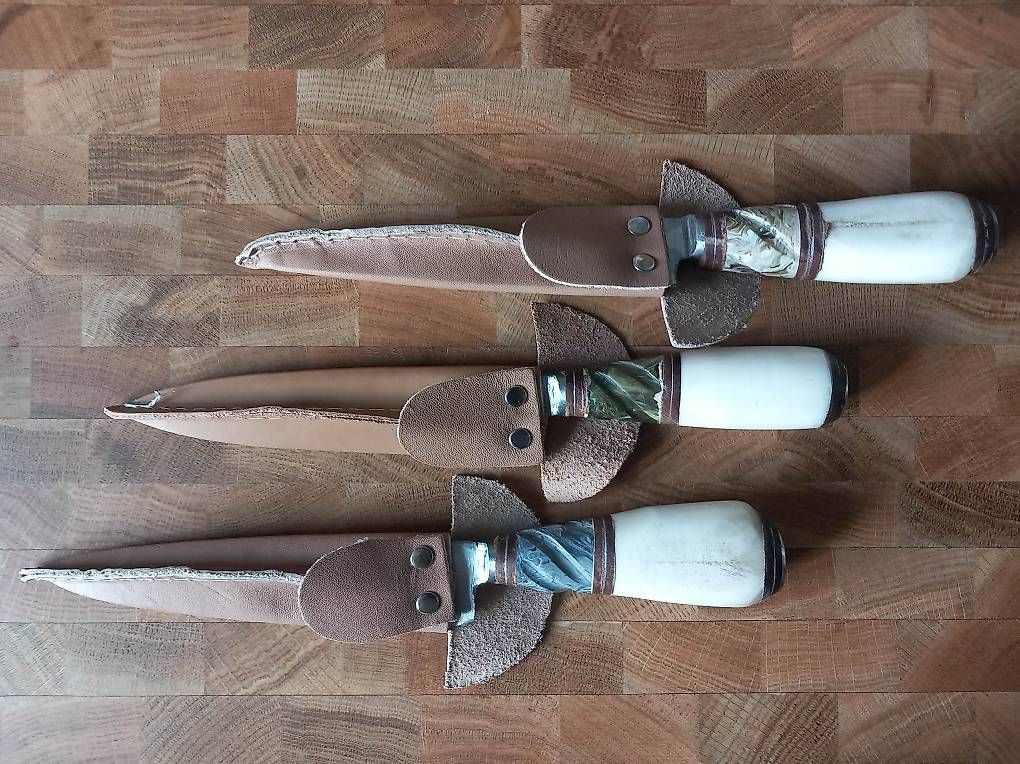 Messer: 3 Argentinische handgemachte Gaucho Messer – Neu (gemäss Beschreibung) aus Lugano von latinmarkt