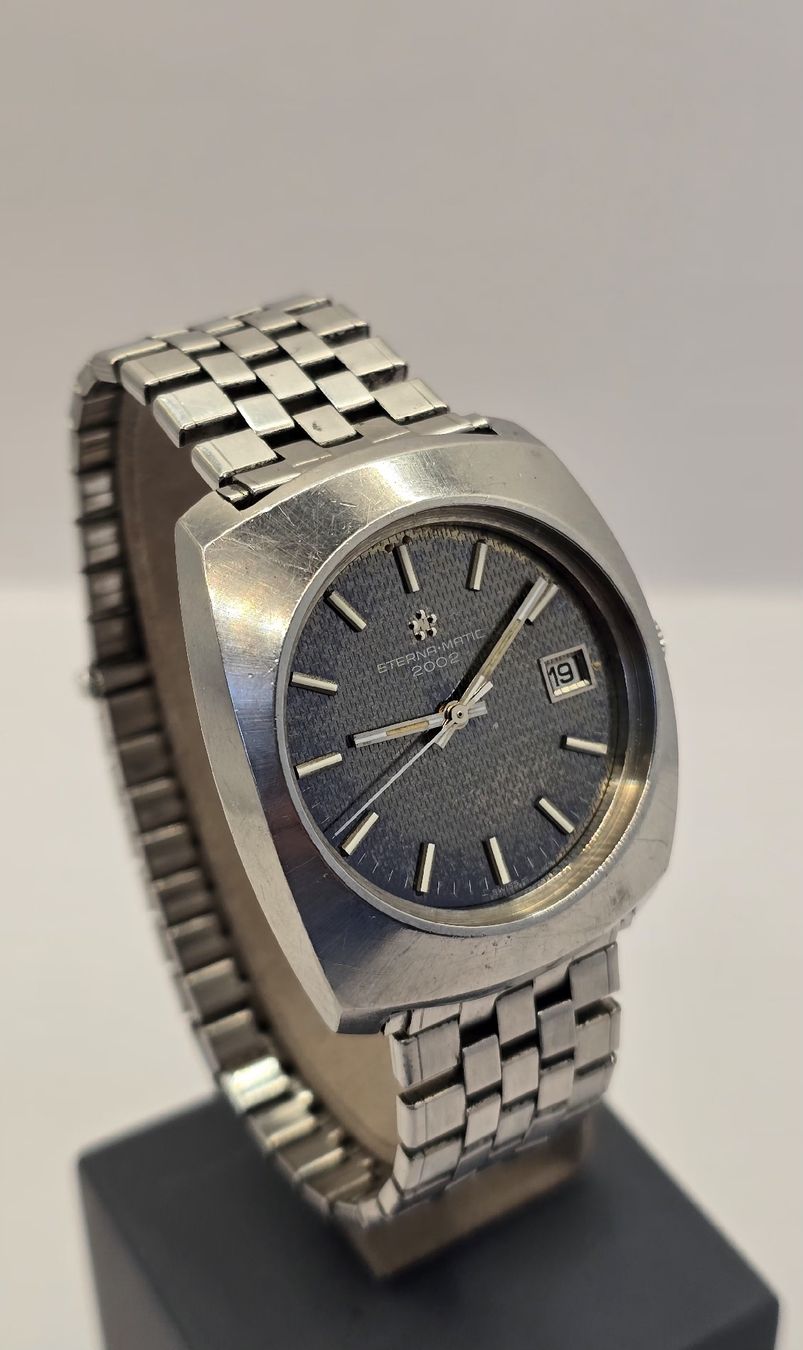 Eterna Uhren: Eterna-Matic 2002 Automatic Date 36,8mm – Gebraucht aus Minusio von AGSuhren 2
