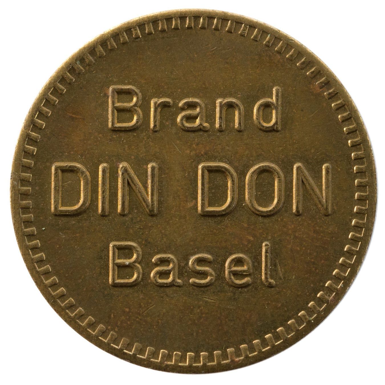 Medaglie: Jeton Basel Brand Din Don – Usato da Rotkreuz venduto da Swiss-Coins 1