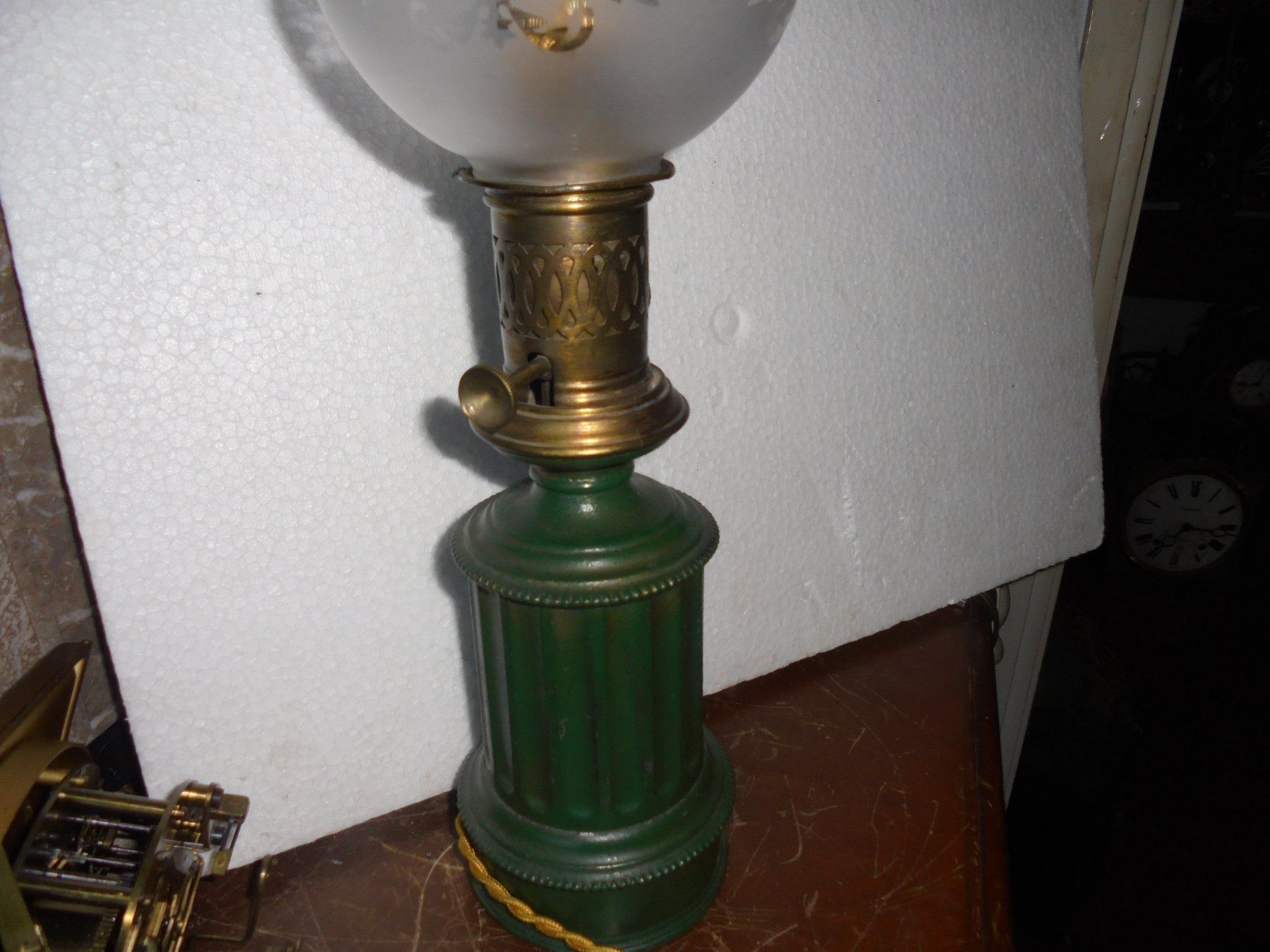 Lampen: Antike, kleine Tischlampe ca. 1940 – Gebraucht aus Camorino von Hunpete 5
