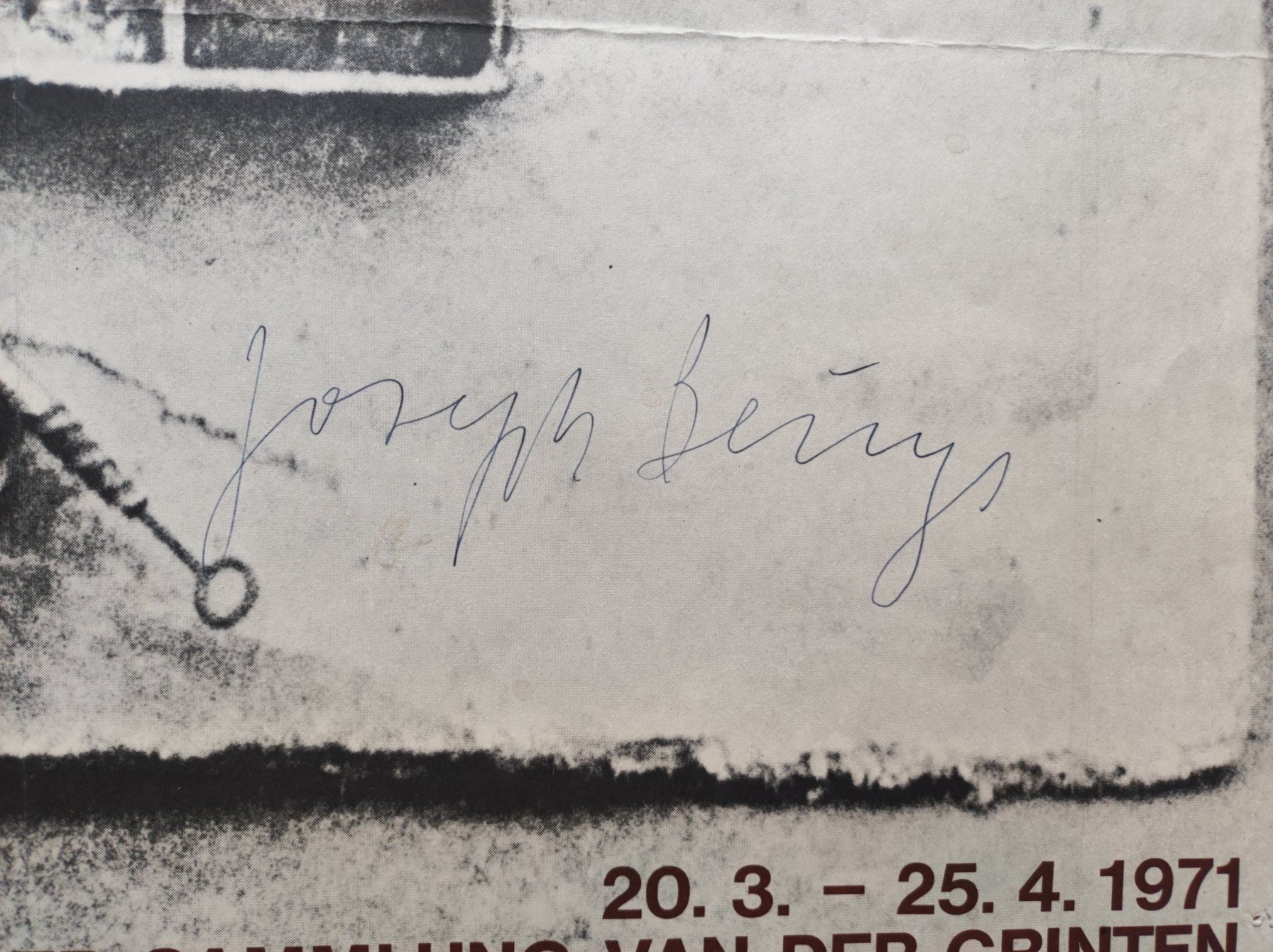 Foto & Immagini: JOSEPH BEUYS - ORIGINAL-PLAKAT - SIGNIERT – Usato da Goldach venduto da Gaip 2