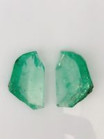 SMARAGD  Kristall-Scheiben   52.44cts   Ural / Sibirien