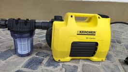 Kärcher BP 4 Garden: Pumpe mit Ansaugschlauch und Vorfilter