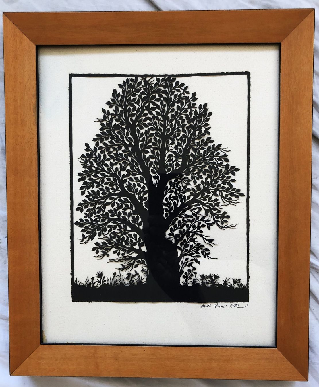 Grafica & Litografie: Heinz Baier - Original Scherenschnitt – Usato da Schaffhausen venduto da durruti