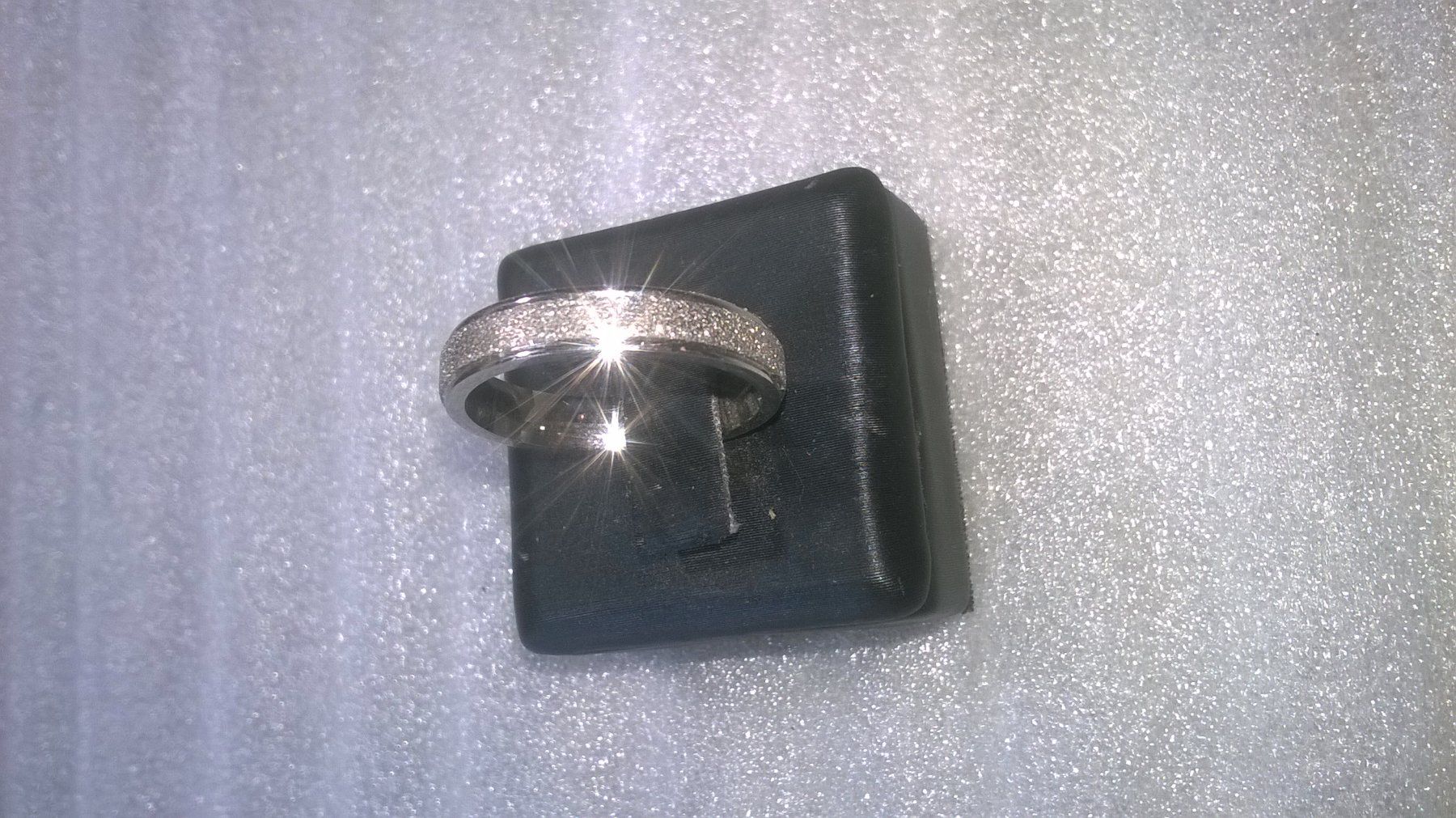 Bagues: RING EDELSTHAL,,SILBER FARBE,,,GLITZER – Neuf (Voir description) à Basel par bijoutrie_4 1