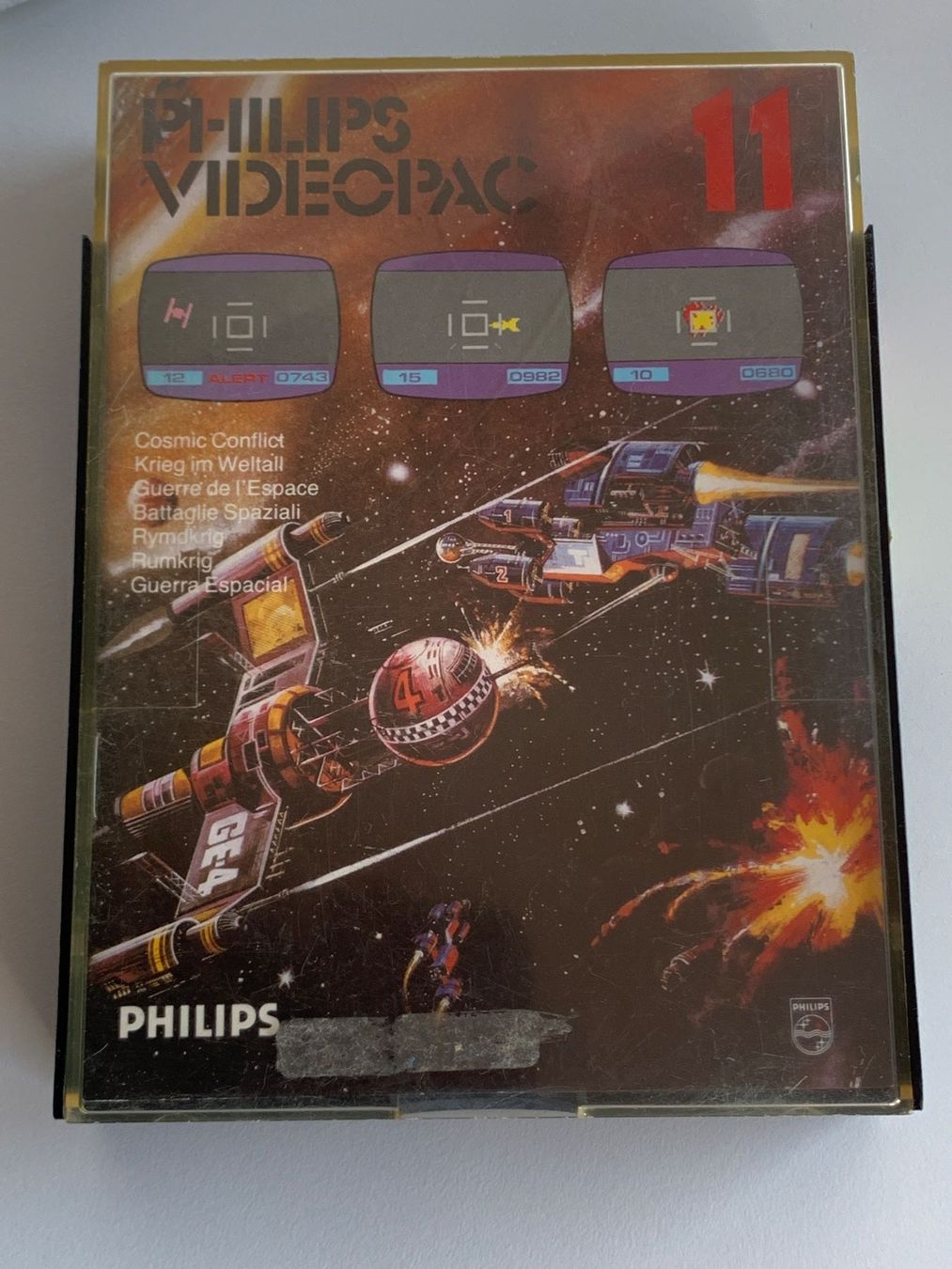 Spiele: Philips Videopac: 11 - Krieg im Weltall – Gebraucht aus Kaiseraugst von Marsupower 2
