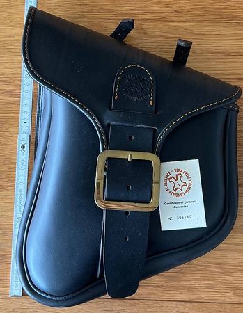neue Harley Softail Leder Street bag