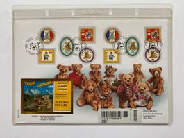 Grossbrief 100 Jahre Teddybär aus Selbstklebendem MH 2002 ET