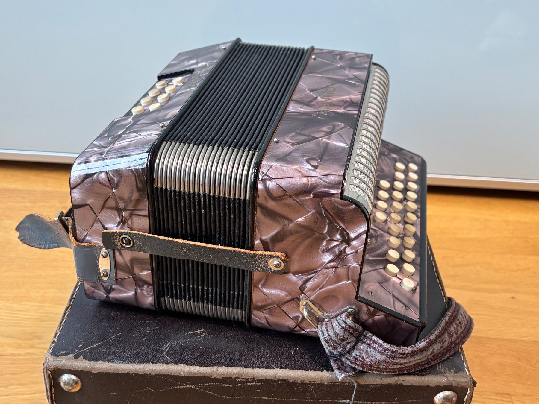 Strumenti musicali: Hohner 'Liliput' Knopfakkordeon – Usato da Dübendorf venduto da Biene70 3