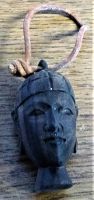 Maske Klein Rund Frau Schlüsselanhänger