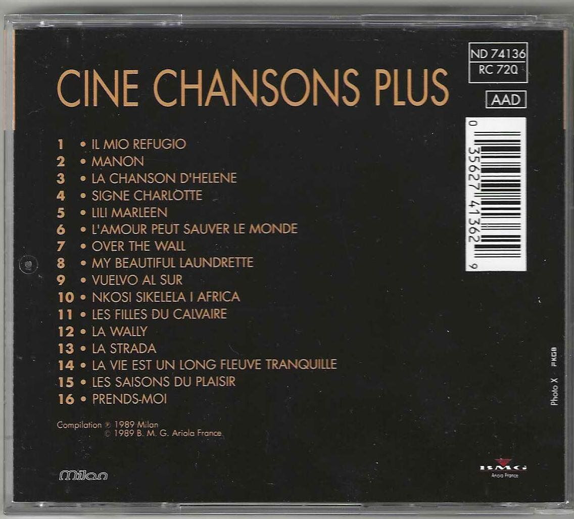 CDs: Various – Cine Chansons Plus – Gebraucht aus Genève von CDLPBookS 1