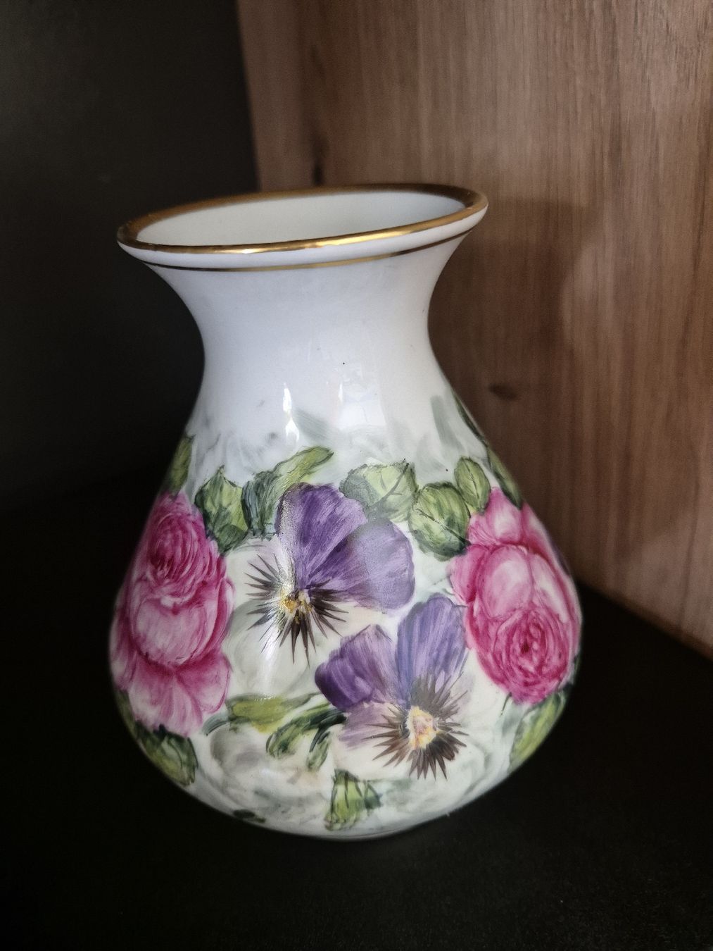 Vasen & Gefässe: Handbemalte Blumenvase, Goldrand, Bavaria – Gebraucht aus Eschlikon TG von zuzanka80 2