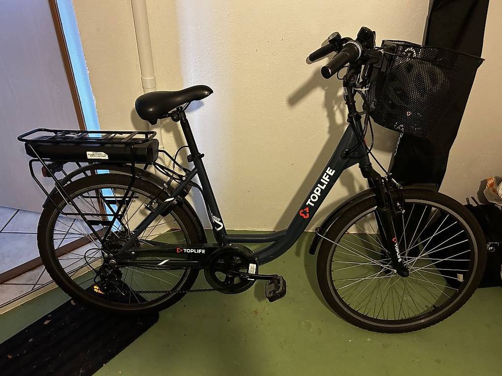 Vélo Mixte Top Bike - 5 Vitesses - 26 Pouces - Très Bon état - Avec Accessoires
