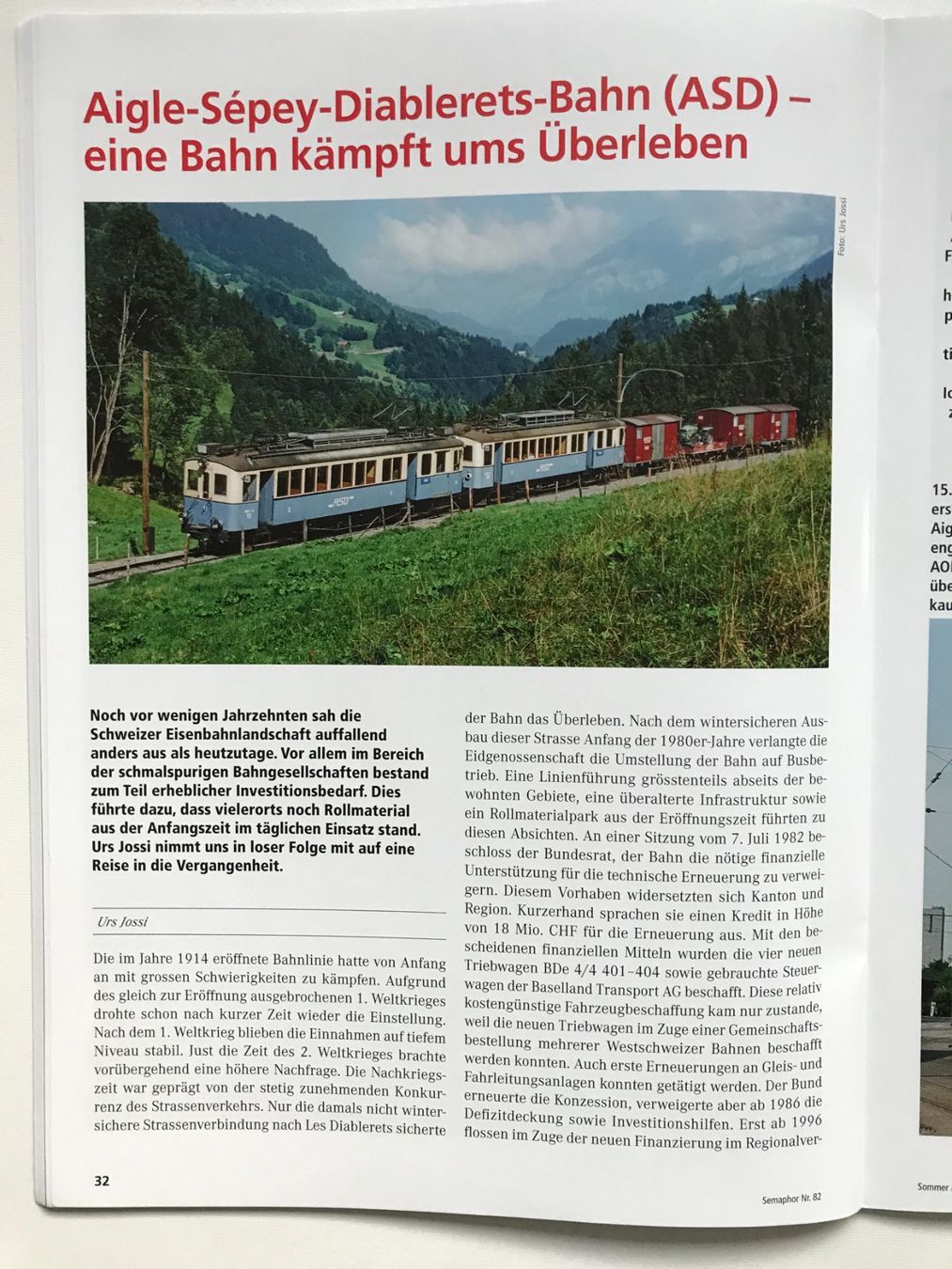 Riviste & Magazine: Semaphor Klassiker der Eisenbahn, Nr.82, Sommer 2024 – Usato da Köniz venduto da vasco013 8