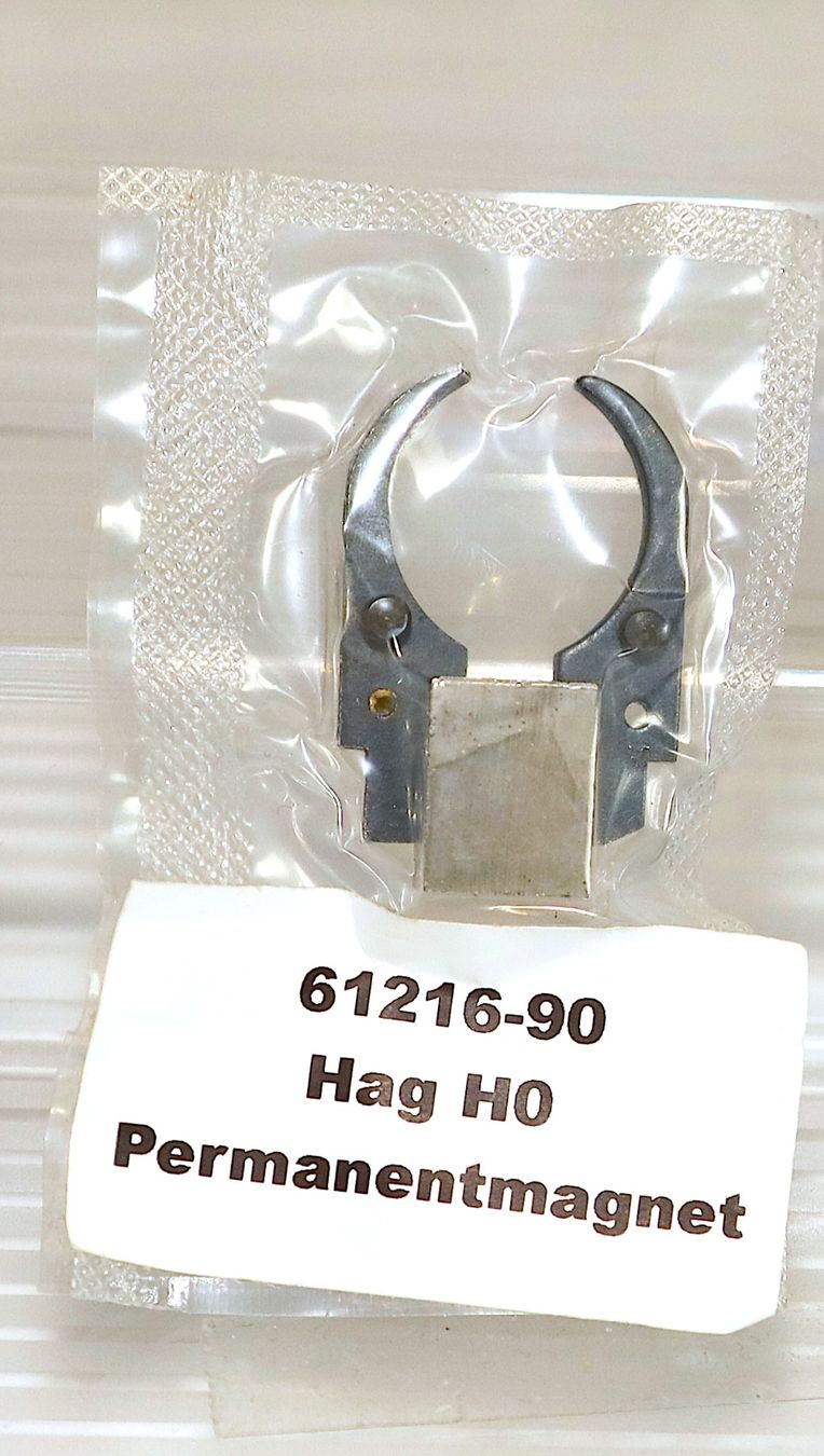 Hag Modelleisenbahnen: HAG N°61216-90  PERMANENTMAGNET IN HO – Neu und originalverpackt aus Ipsach von locky55