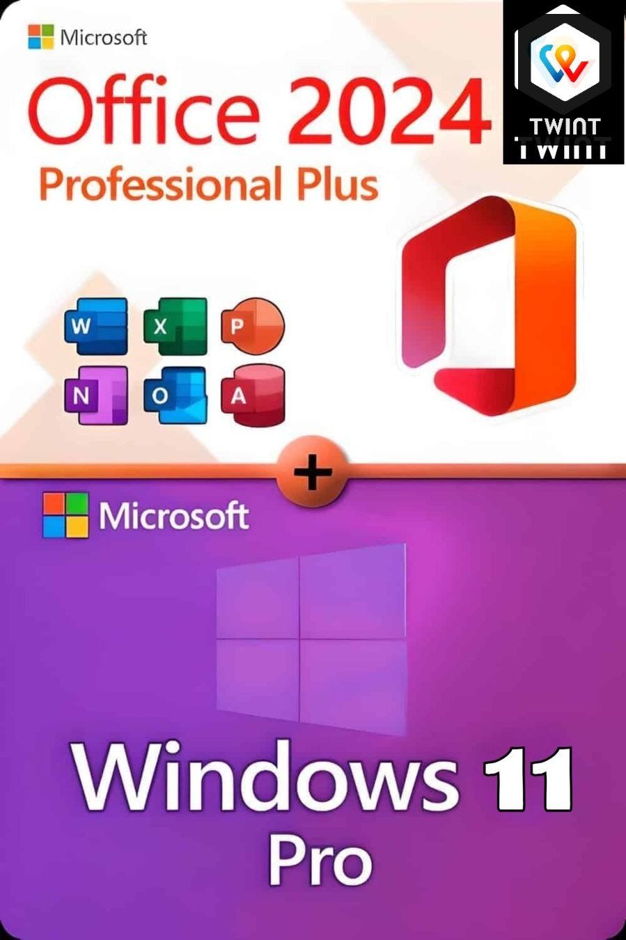 Microsoft Applications: Microsoft Windows 11 Pro & Office 2024 Professional Plus – D'occasion à Saignelégier par onekeystore