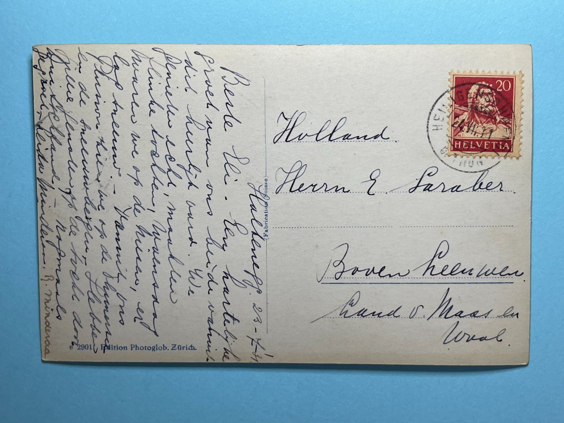 Cartoline postali: Hilterfingen mit Niesen – Usato da Steg VS venduto da _vinci_ 1