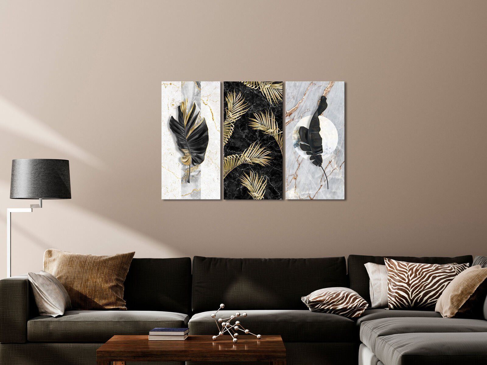 Foto & Immagini: XL Wandbild modern Gold/Schwarz – Nuovo e nell'imballaggio originale da Bern venduto da Miraitrading 1
