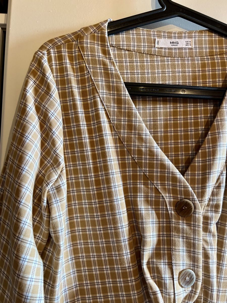 Mango Kleider: ROBE MANGO BEIGE À CARREAUX - M – Gebraucht aus Fribourg von alex_afs 2