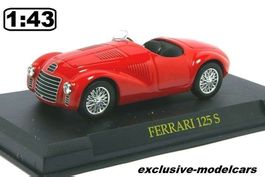 FERRARI 125 S 1947 rot 1:43 von Altaya