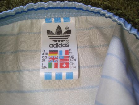 vintage 80iger years adidas Badehose s.164, Made Italy