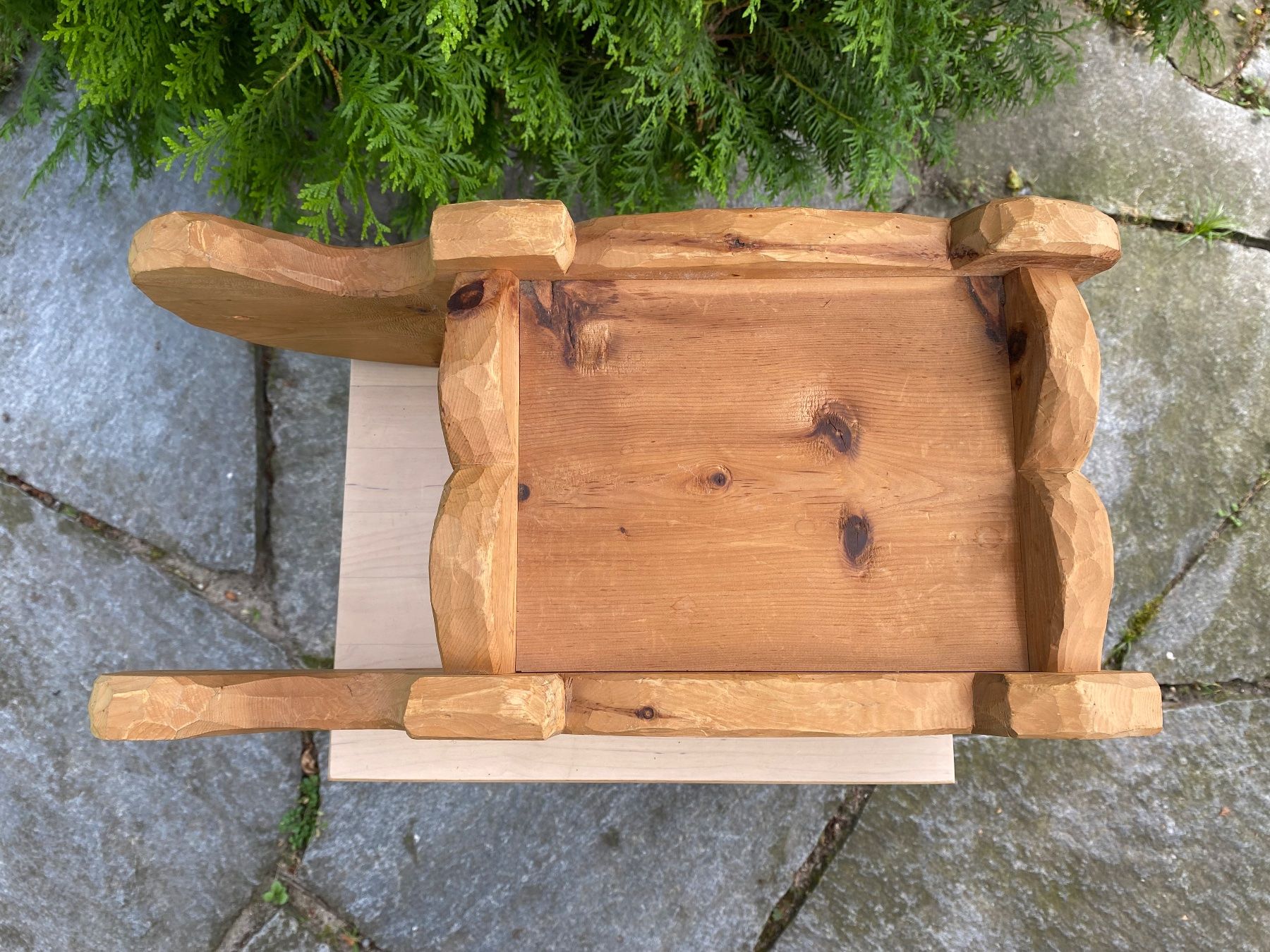 Campanacci mucche: schöner Bündner Holzschlitten – Usato da Feldbach venduto da Olive1 5