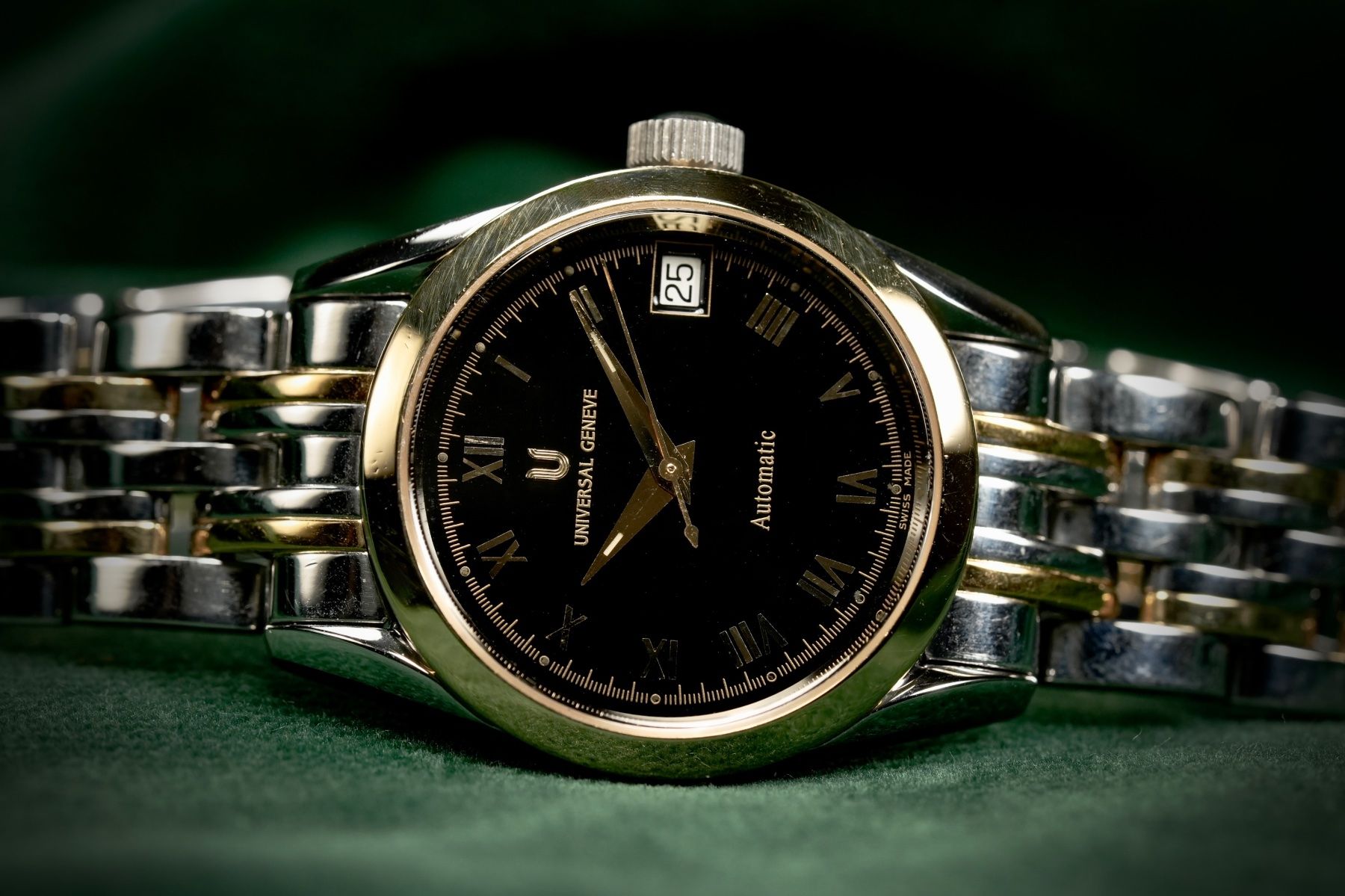 Universal Genève Uhren: Universal Genève - Automatic Ref. 271.971 Steel & Gold Boys – Gebraucht aus Morcote von chronoservice