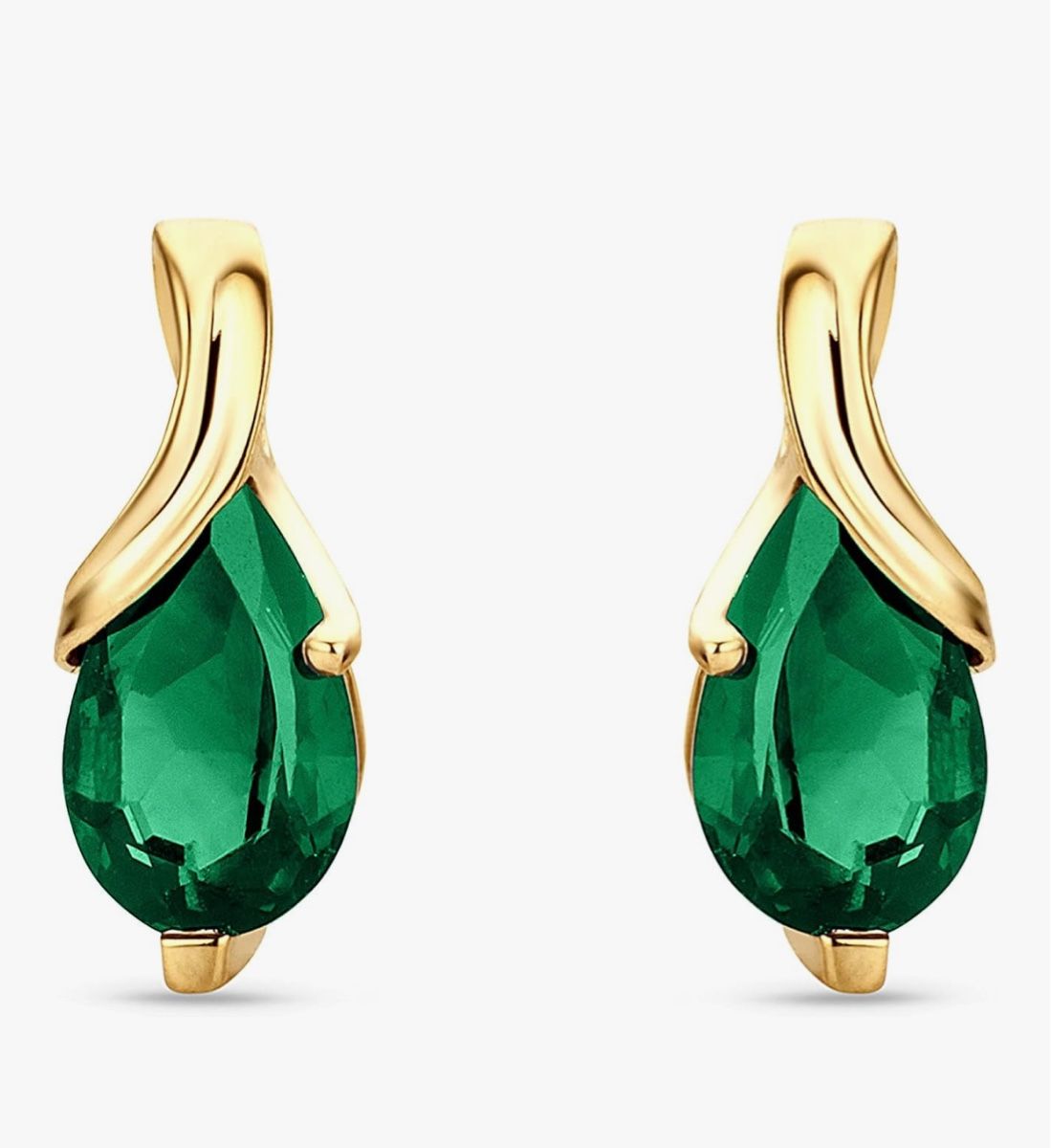 Orecchini pendenti & Orecchini a lobo: Ohrring aus Gold und Smaragd – Nuovo e nell'imballaggio originale da Hemmental venduto da BlingBling1 3