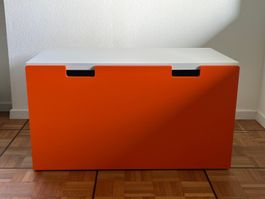 IKEA STUVA Aufbewahrungsbank weiss/orange – top Zustand