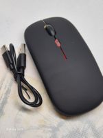 Schwarze wiederaufladbare kabellose Maus