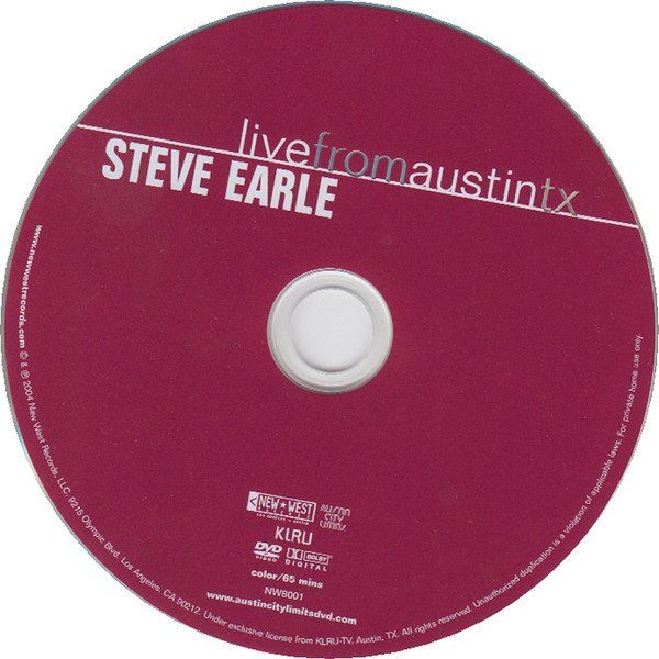 Tutti i DVDs: Steve Earle – Live From Austin TX – Usato da Brittnau venduto da Zibu 2