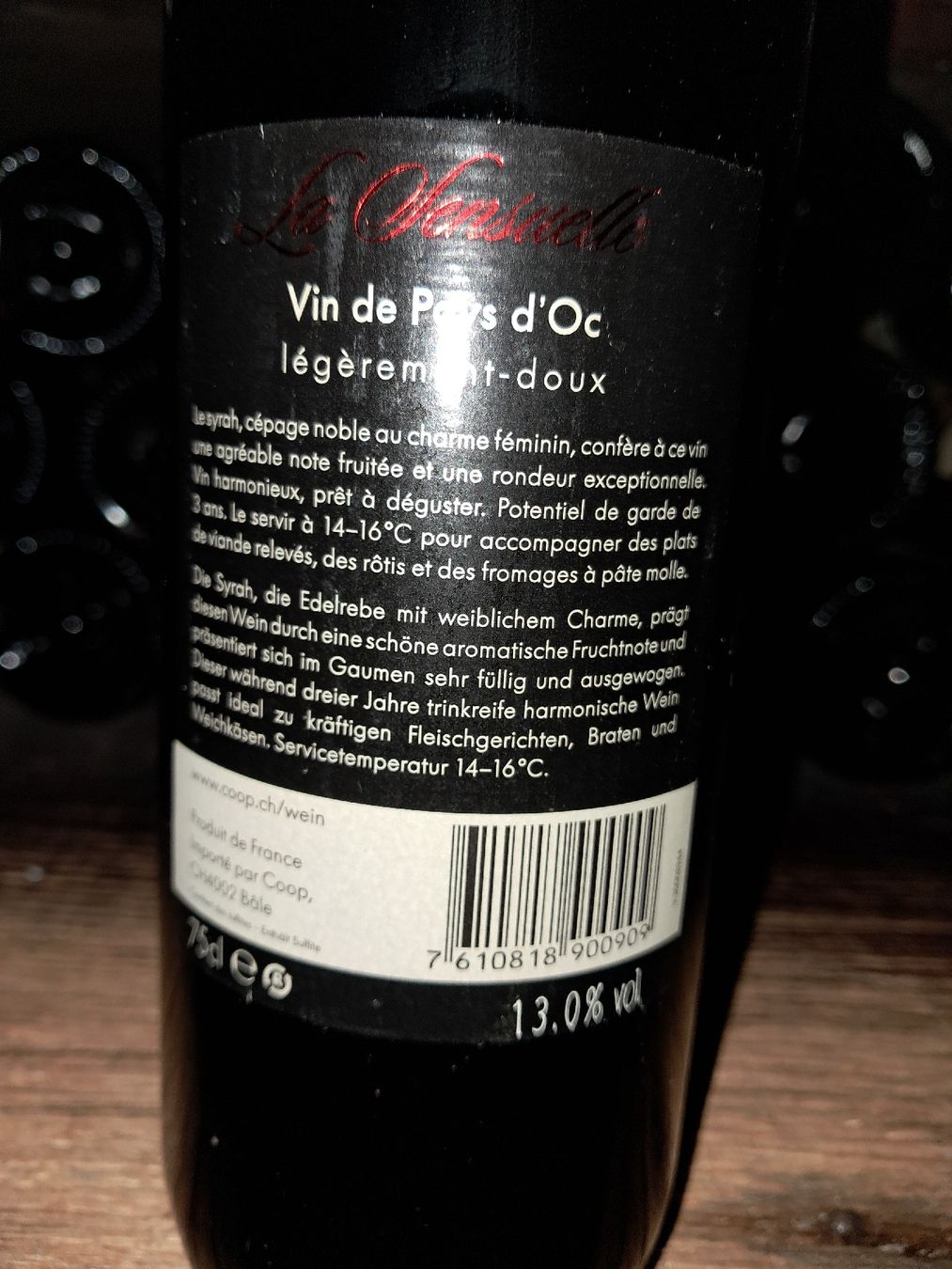 Vino: La Sensuelle Syrah 2006 – Nuovo e nell'imballaggio originale da Le locle venduto da juliensaran 4