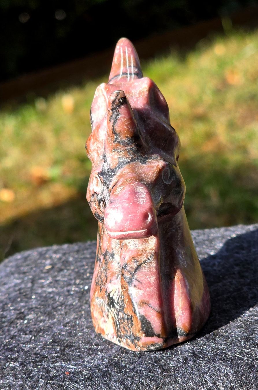 Mineralien & Heilsteine: 🦄✨ Rhodonit Einhornbüste – Neu und originalverpackt aus Matzingen von Shay_Crystalz 3