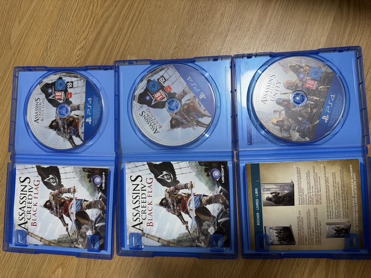 Sony Jeux: PS4 Spiele Assassin's Creed Black Flag Unity Collection – D'occasion à Niederbipp par yar_tf6f 1