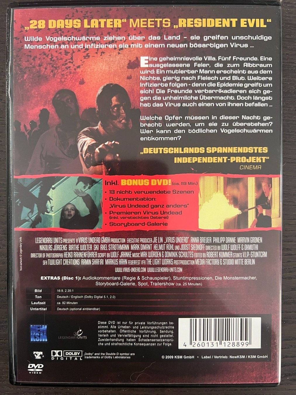 Tutti i DVDs: Virus Undead H9N13 – Usato da Zürich venduto da FilmFreunde 1