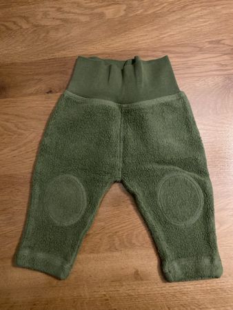 Hessnatur Baby Hose Baumwolle grün Grösse 62/68
