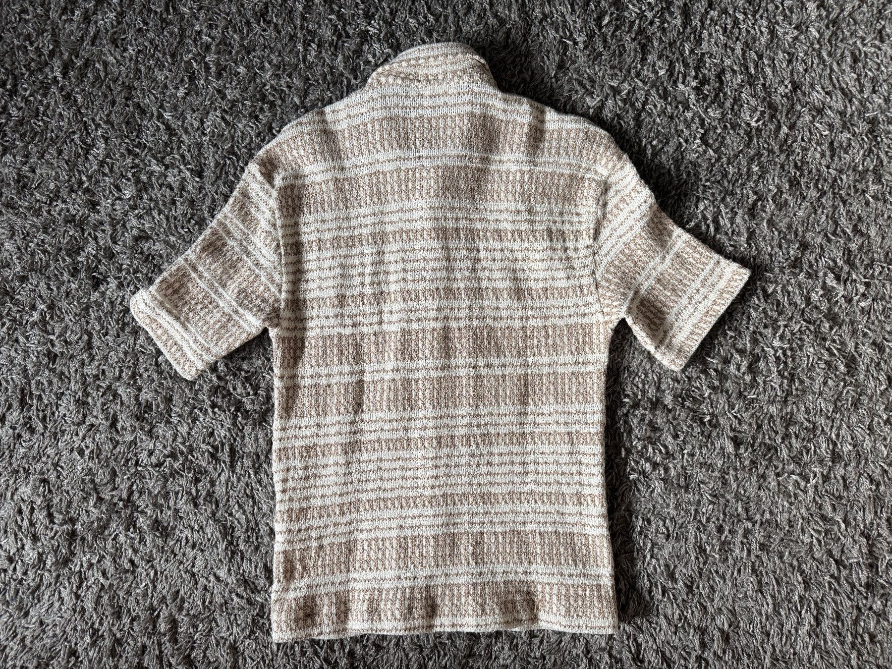Pull&Bear Camicie: Kurzarm gestricktes Pull&Bear Hemd für Herren – Usato da Löhningen venduto da santafe06 1