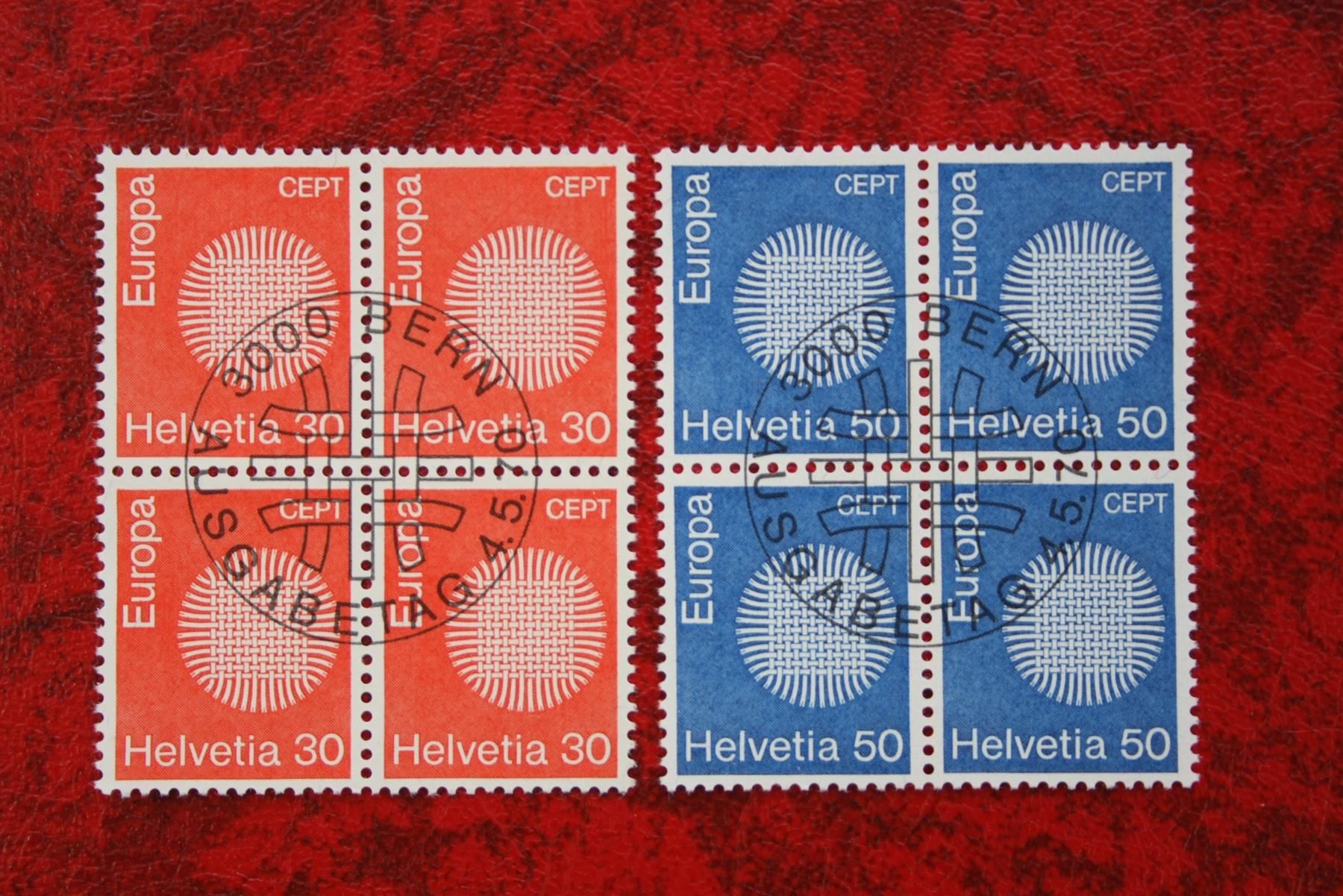 Tous les timbres: 1970: 481+482 Et. mit Gummi – Neuf (Voir description) à Deitingen par Lglobi
