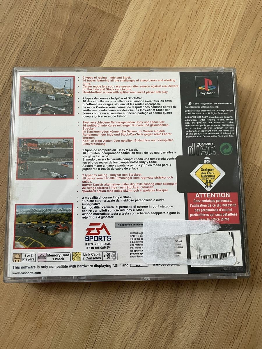 Giochi: Andretti Racing, PS1 – Usato da Belp venduto da beardman 1