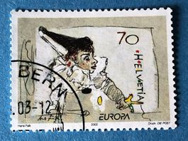 Nr. 1051 Pierrot spielt mit dem Faden GESTEMPELT 2002 